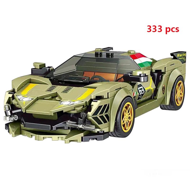 

Городской автомобиль, технический гоночный автомобиль, скорость, чемпион, строительные блоки, фигурки гонщика, спортивный автомобиль, модель Moc, развивающие кирпичные игрушки