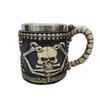 Stainless Steel Skull Goblet: Halloween Gift Mug