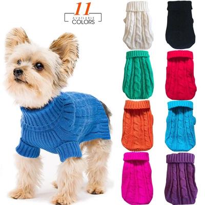 Hund Winter Kleidung Gestrickte Haustier Kleidung Für Kleine Mittelgroße Hunde Chihuahua Welpen Haustier Pullover Yorkshire Reine Hund Pullover Ropa Perro