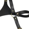 Men'S Leather Bondage Strap Decorative Belt Chest Strap British Casual Suspender Strap Shoulder Strap