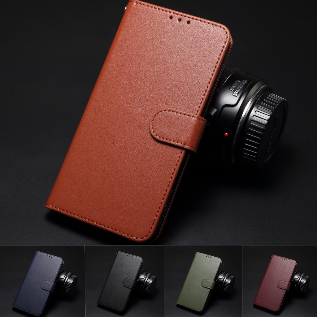 Business Skin Feel Wallet Flip Leather Phone Case for iPhone 17 Pro Max 16 Plus 15 14 13 12 Bag Pocket Kickstand Slim Fit Cover