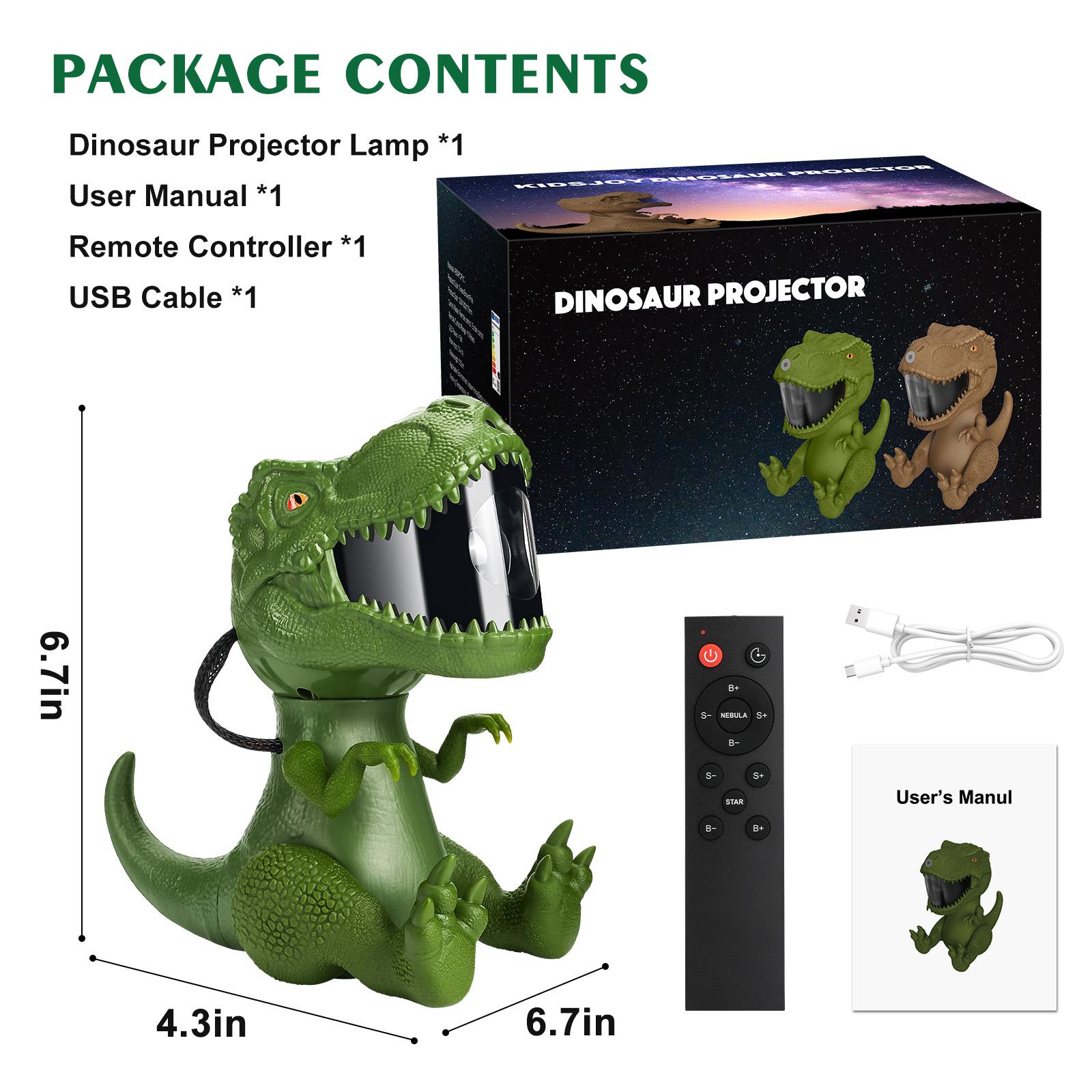 

Динозавр Звездный Свет Галактика Звездный Проектор Звездный Свет Украшение Комнаты Ночные Огни Детский Подарок зелёный