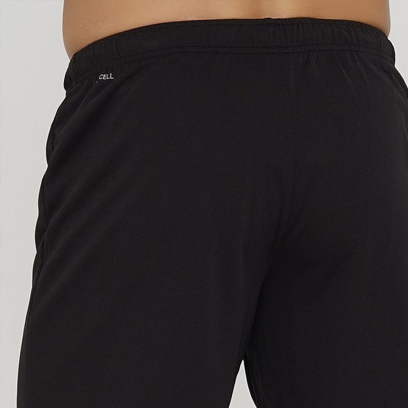 Puma Logo Print Football Training Shorts Men Bottoms Black 657538-03