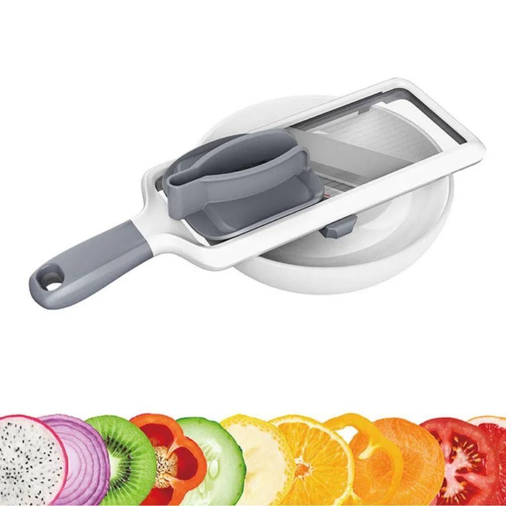 Adjustable Handheld Mandoline Slicer Safe Cheese Grater Manual Mandoline Food Slicer  Potato