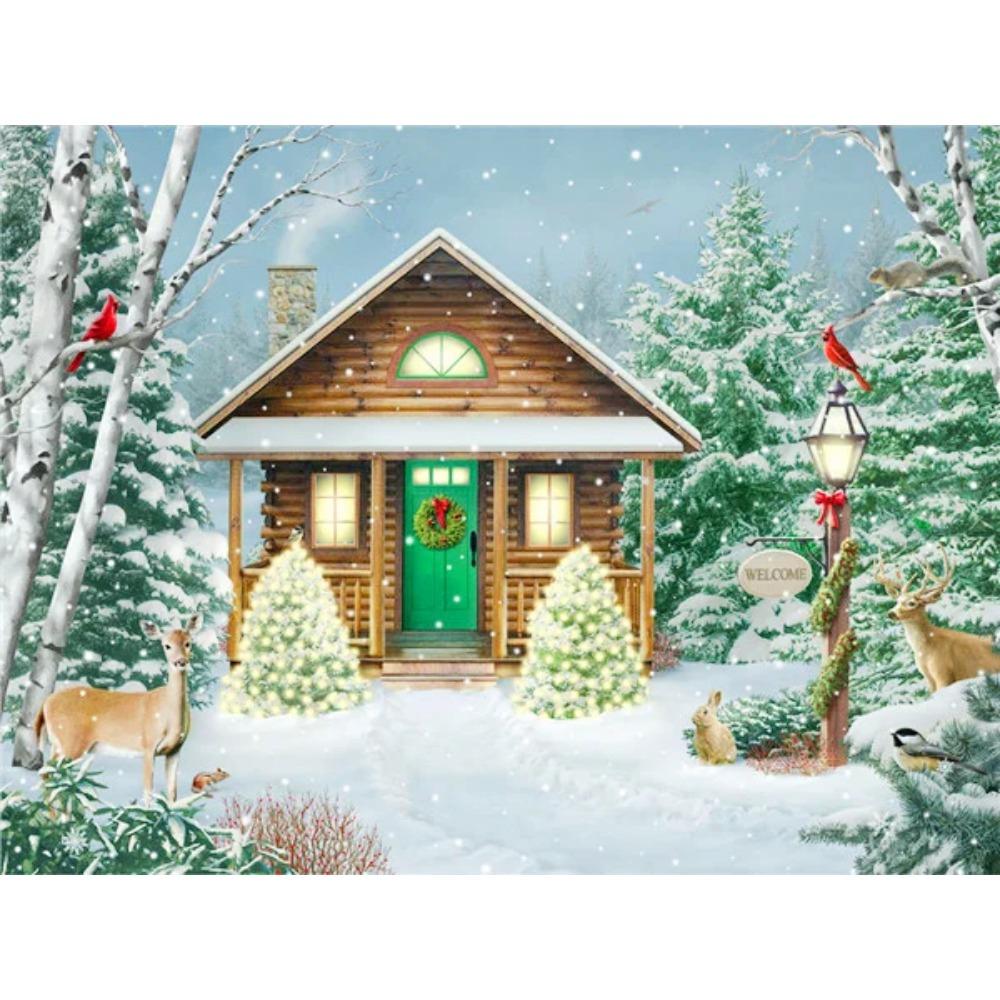 Pittura diamante arte trapano completo pupazzo di neve albero di Natale pittura diamante fatto a mano giorno nevoso fai da te diamante mosaico pittura decorazione della casa regalo di Natale