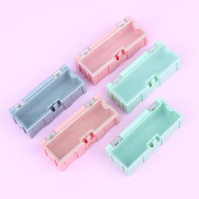 5Pcs For Smd Smt Electronic Box Electronic Components Small Screws Nuts Washers Container Mini Splicable Plastic Storage Boxes