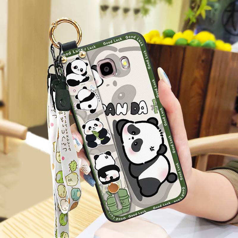 Cartoon Phone Holder Phone Case For Samsung Galaxy J510/J5 2016/J5108 Anti-knock Waterproof Shockproof Anti-dust Cute
