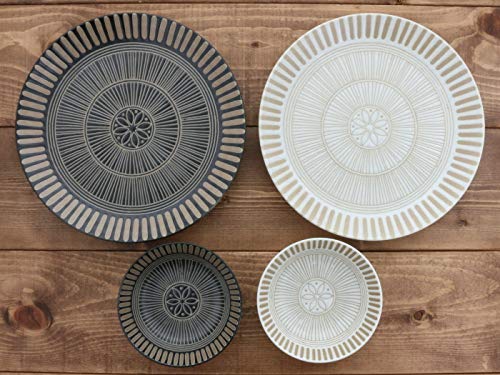 Tableware East 4-Piece Dinnerware Set, Large Plate & Bowl, Sausalito, Gift Boxed, Dinnerware Set, Plate Set, Dishes