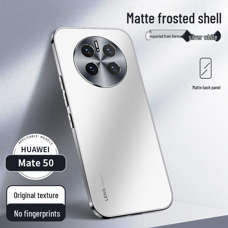 High-end Electroplated Frosted Matte Phone Case for Huawei Mate Series - Anti-fall, All-inclusive Protective Cover