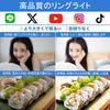 Yarrashop LED Ring for and and Online Web 3 Color USB with Smartphone Metal Stable Ring Light for Live and LINE Japanese Instruction Manual Light,