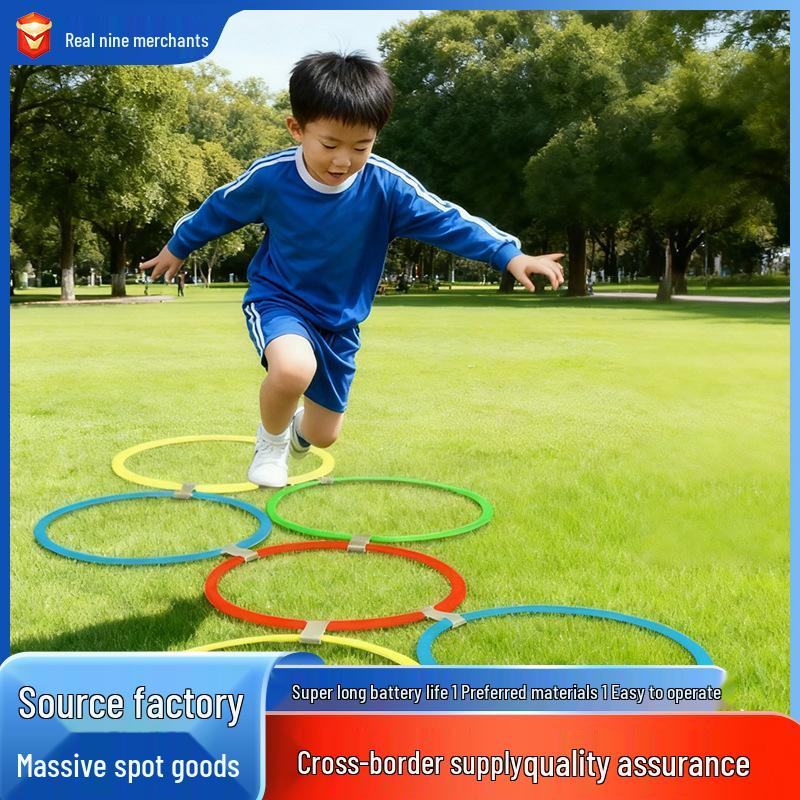 Hopscotch Ring Toss Game: Parent-Child Interaction, Sensory Training, Early Education Aid for Kindergarten