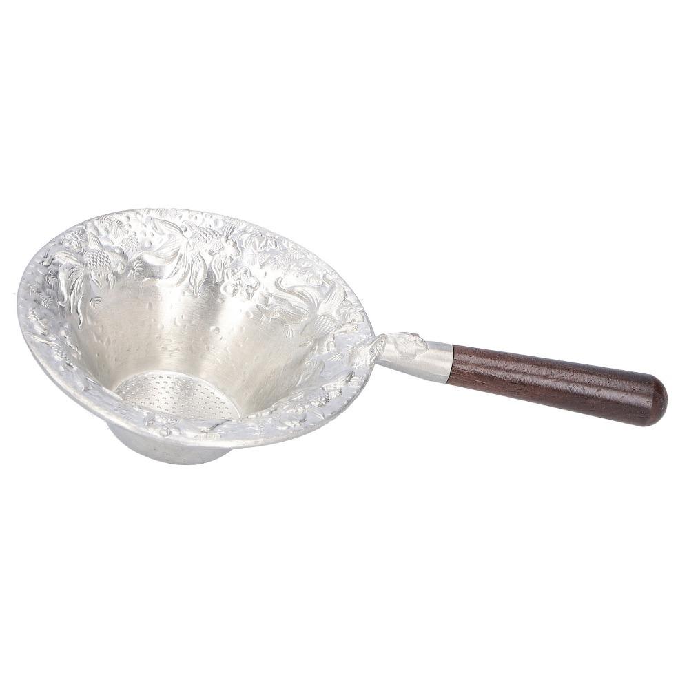 Chinese Style Tea Infuser Black Sandalwood Handle Tea Filter Tea Set Accessories  Tea Brewing