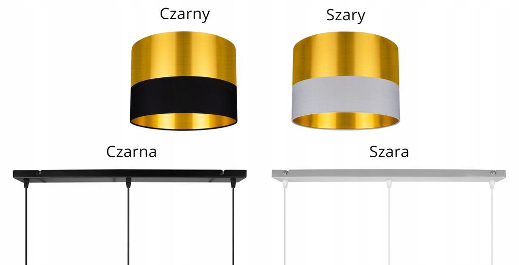 Moderne Deckenleuchte, Goldener Lampenschirm, LED