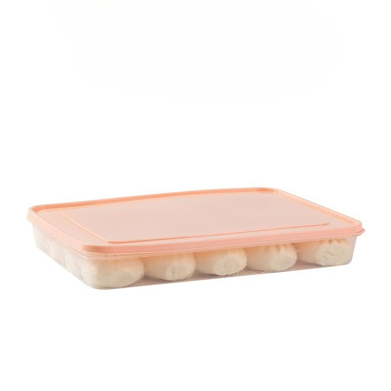 

Контейнеры для хранения продуктов с крышками, безопасные для заморозки и микроволновой печи, для пельменей, мяса, фруктов и овощей. Коробка для хранения пельменей розовый