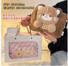 Rechargeable Hot Water Bag Removable and Washable Explosion-Proof Heating Pad for Girls Warm Belly Hand Warmer Plush Cute Cartoon Electric Heater