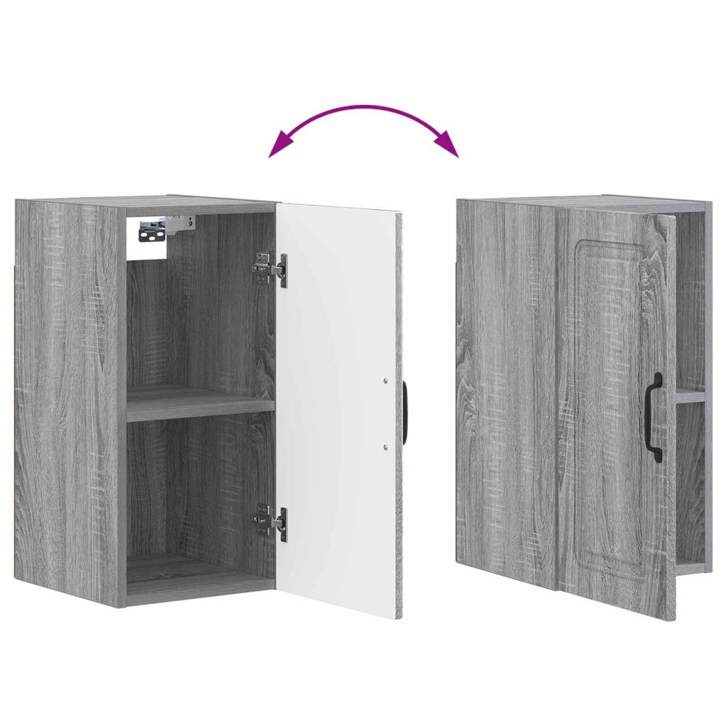 Bathroom Wall Cabinet UTRECHT Sonoma Grey 30 x 31 x 59 cm