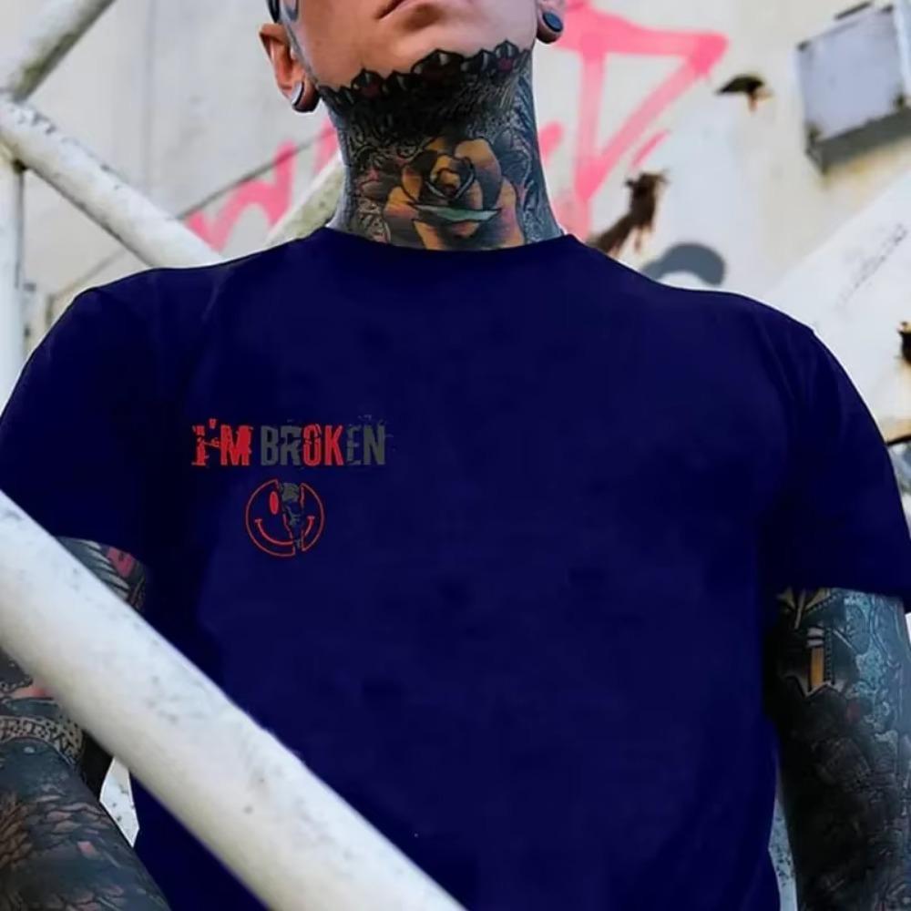 Summer 2024 Men's New Fallow Unique Design Shirt Fashion Sweat-Absorbing Casual 3D Pattern Print Short Sleeve Comfortable