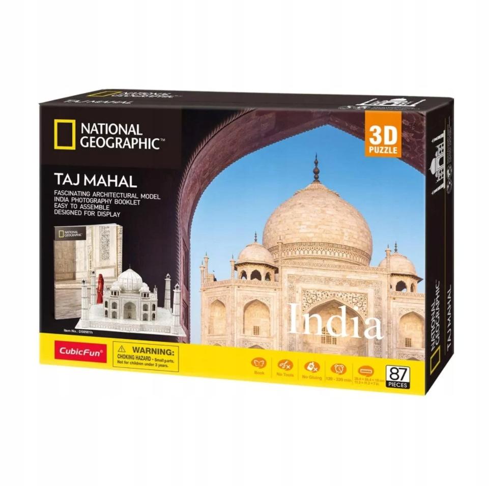 Cubic fun puzzle 3d przestrzenne taj mahal india 87 elementów ds0981