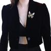Girls Luxury Sense Women Brooch Clothes Accessories Korean Style Badge Transparent Wings Butterfly