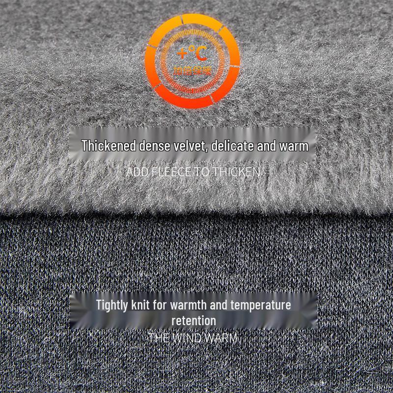 Septwolves Men's Fleece Lined Thermal Underwear Set