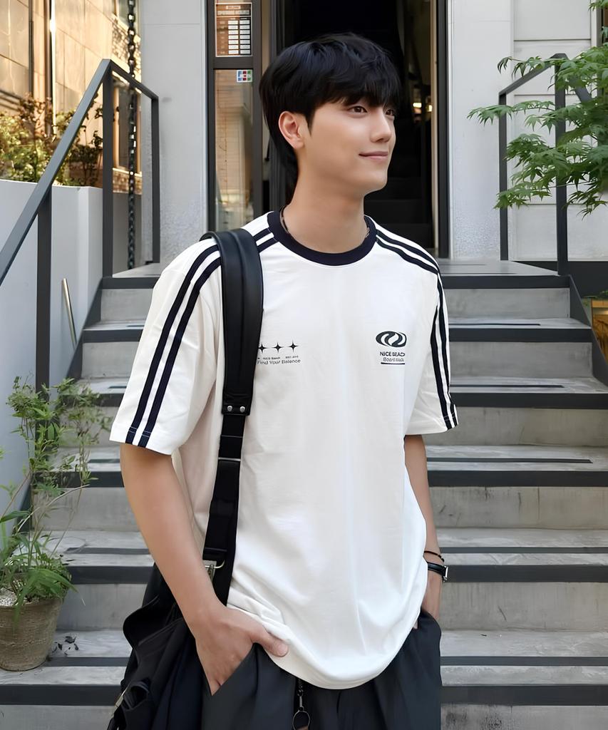 URBANDTYPE Football Jersey T-Shirt_White