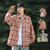 Autumn New Trendy Plaid Long-sleeved Shirts for Men and Women, Korean Style Loose Casual Jackets, Versatile Shirts for Couples