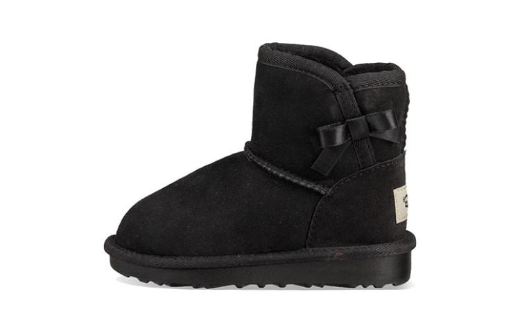 UGG Классические Высокие Сапоги на Меху из Замши Детские Черные Для Детей Возрастом 3-7 Лет 1118888T-BLK 23.5