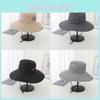 Color Solid Breathable Fisherman Hat Casual Headwear Stylish Sunshade Cap Gift