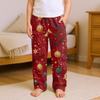 Children's Soft Comfortable Pyjama Bottoms Casual  Christmas Print Home Pants