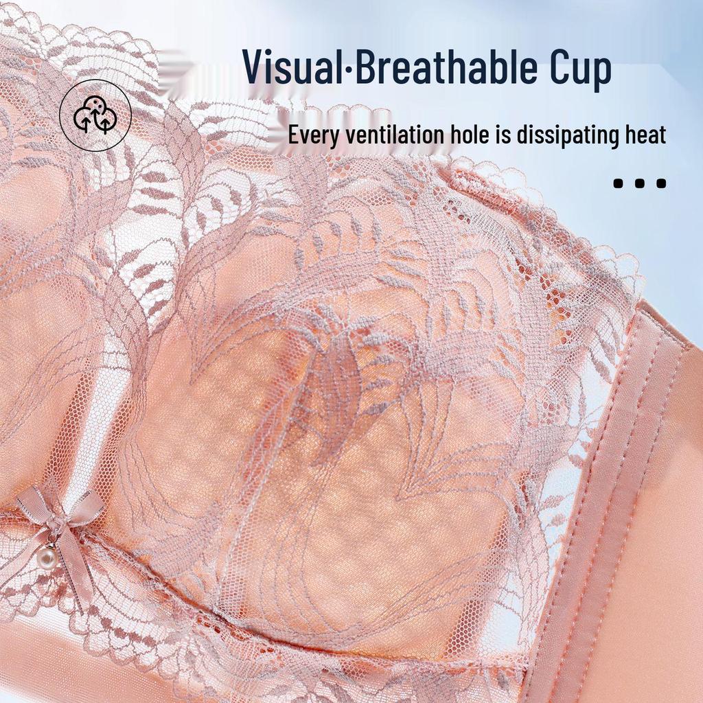 Women's Strapless Minimizing Bandeau Bra - Anti-Sag, Light, and Supportive for Large Busts