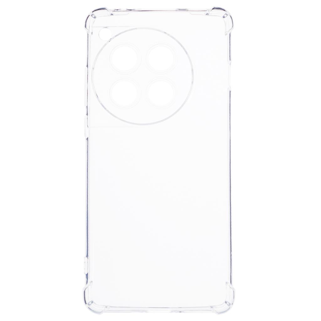 Für OnePlus 12 5G TPU Hülle Klar Verstärkte Vier Ecken Handy Rückschale