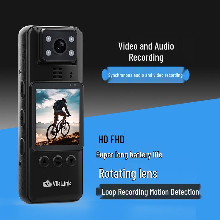 

Waterproof HD Voice and Camera Recorder with Rotatable Lens & Night Vision 64GB чорний