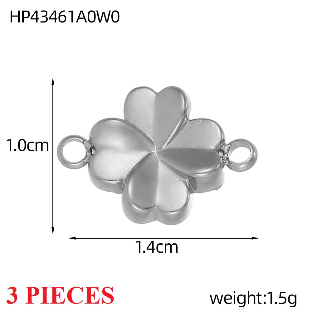 3PCS/LOT CARLIDANA Handmade Gold Plated Stainless Steel Charms, Sun Star Flower Butterfly Pendants for Bracelet Necklace Making
