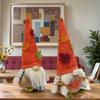 Autumn Harvest Plushes Gnomes Statue Cozys Textiles Flannel Fabric Doll For Fall Home Decorations And Holiday Gift