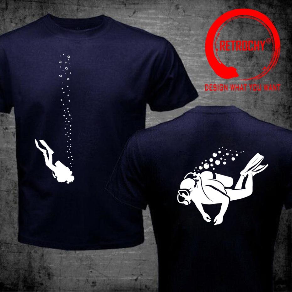 Funny Design Scuba Diving Diver Dive Design Shirt Unisex Fashion Trendy Casual Clothing Stylish Tops Tee Shirt Leisure Tshirt Unisex