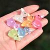 Small Ornaments Rabbit Luminous Resin Bunnies Glow Miniature Cute Mini