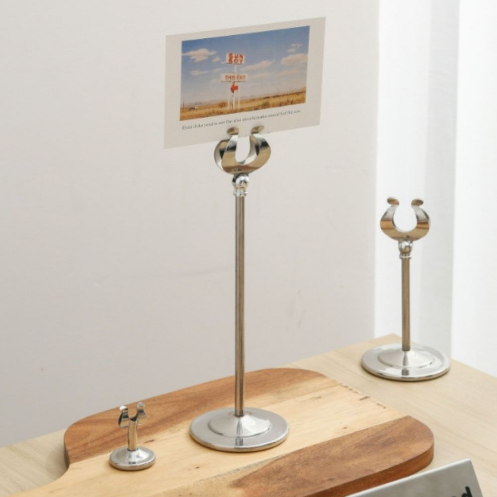 Stable Base Table Number Holder U Shape Name Card Holder Place Card Holder  Table Accessories