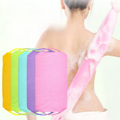 Exfoliating Bath Cloth Stretchable Back Body Massage Brush Shower Accessories Skin Care Cleansing Tool Washcloth Brush