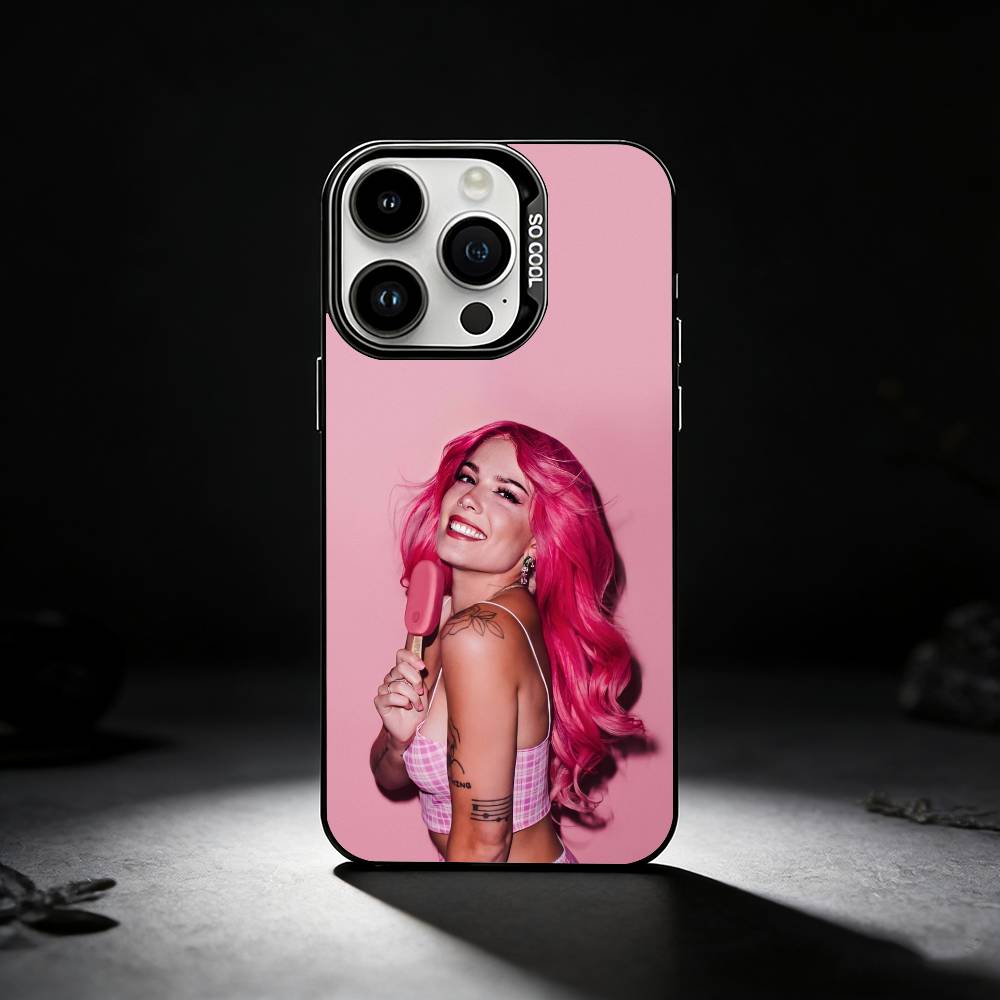 

Singer H-Halsey Phone Case For iPhone 17,16,15,14,13,12,11 Plus,Pro Max,XS,Colored silver phone case iPhone14ProMax