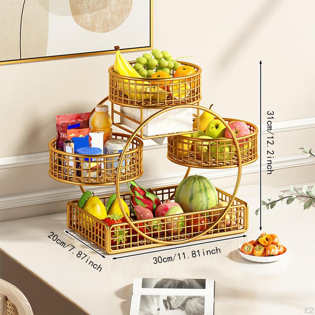 Επιτραπέζια Φρουτιέρα Μεγάλης Χωρητικότητας Πολλαπλών Επιπέδων Κεντρικό Στοιχείο Τραπεζιού Πάρτι Διακόσμηση Σπιτιού Φρούτα