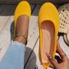 Women Flats  New Solid Color Slip on Shoes for Women Casual Knitted Ballet Loafers Women Lightweight Breathable Flats Shoes