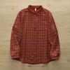 Women Plaid Shirts Cotton Yarn Long Sleeve Blouses Casual Loose Lady Tops Female Clothes