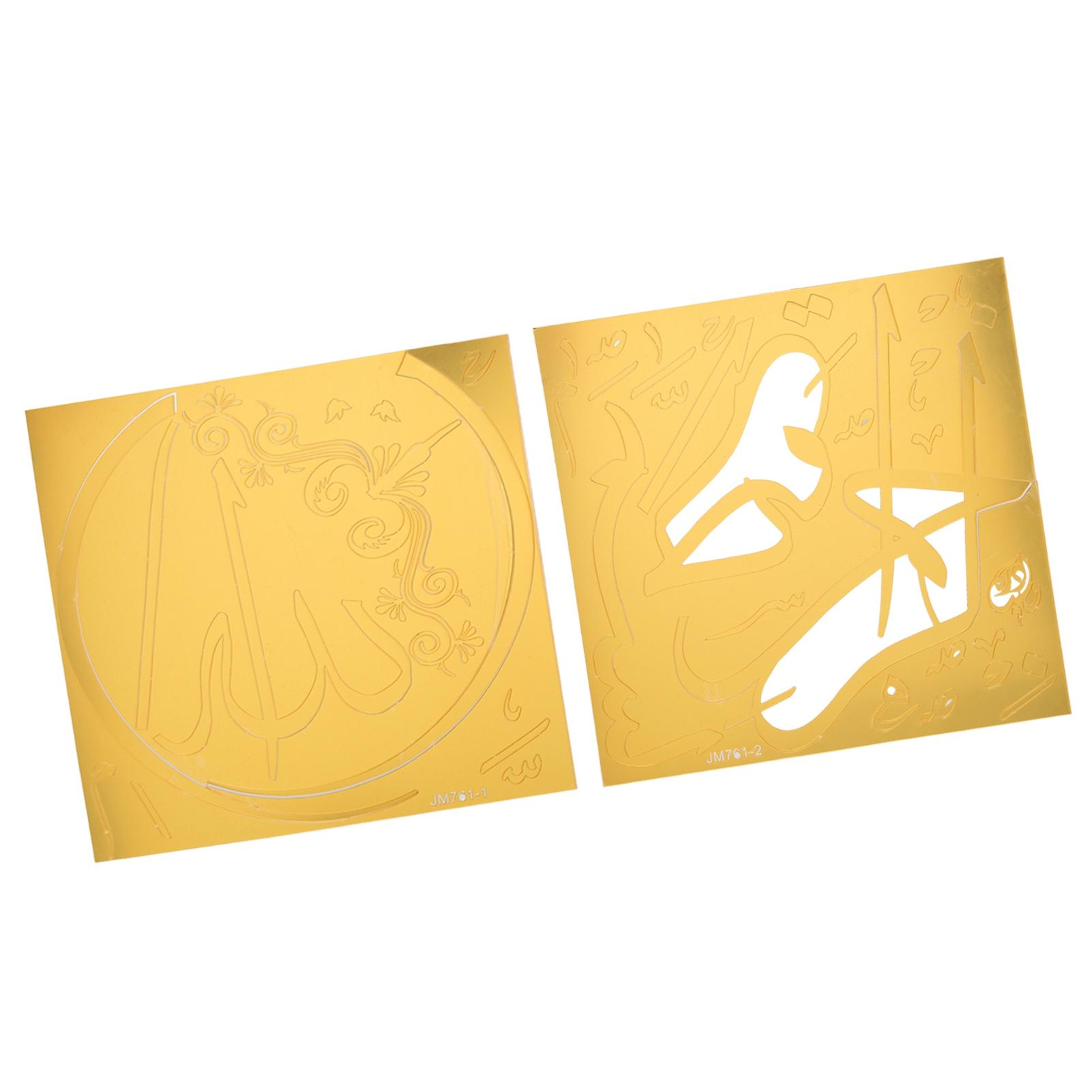 Acrylic Mirror Stickers Art Word Culture Background Self Adhesive Mirror Decal Wall Sticker for Wall Door Window