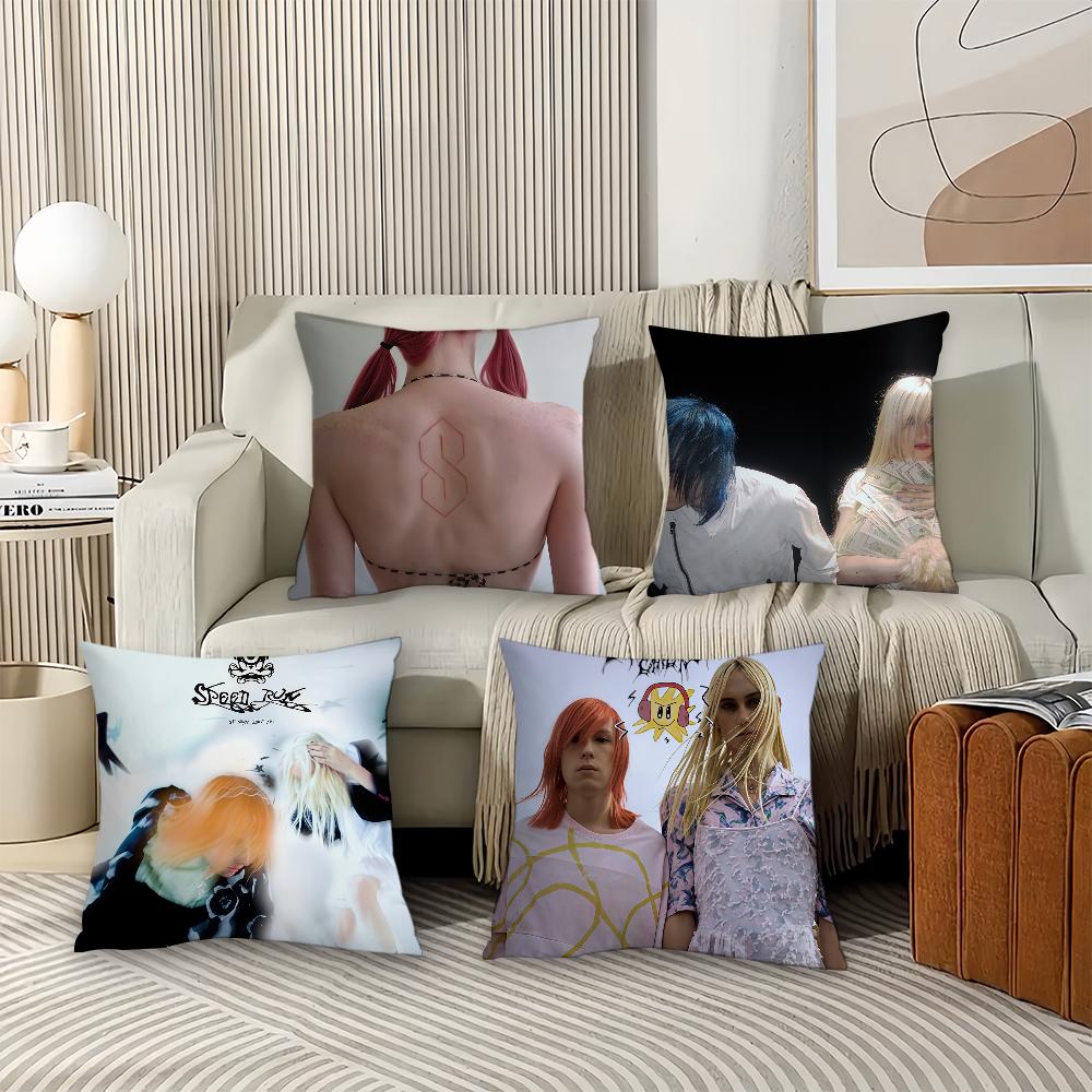 Musikgruppe F-Frost C-Kinder Kissenbezug Büro Kissen Geeignet für Sofa Auto Schlafzimmer Dekorative Kissenhülle