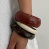 Personalized Irregular Acrylic Bracelet Bracelet Fashion Smudge Plain Ring Resin Bracelet