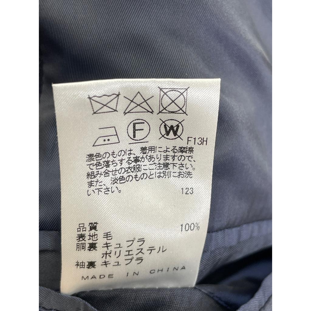 Calvin Klein Navy 18AW Wool 100% Single 2B Chesterfield Coat coat 40 NavyUsed