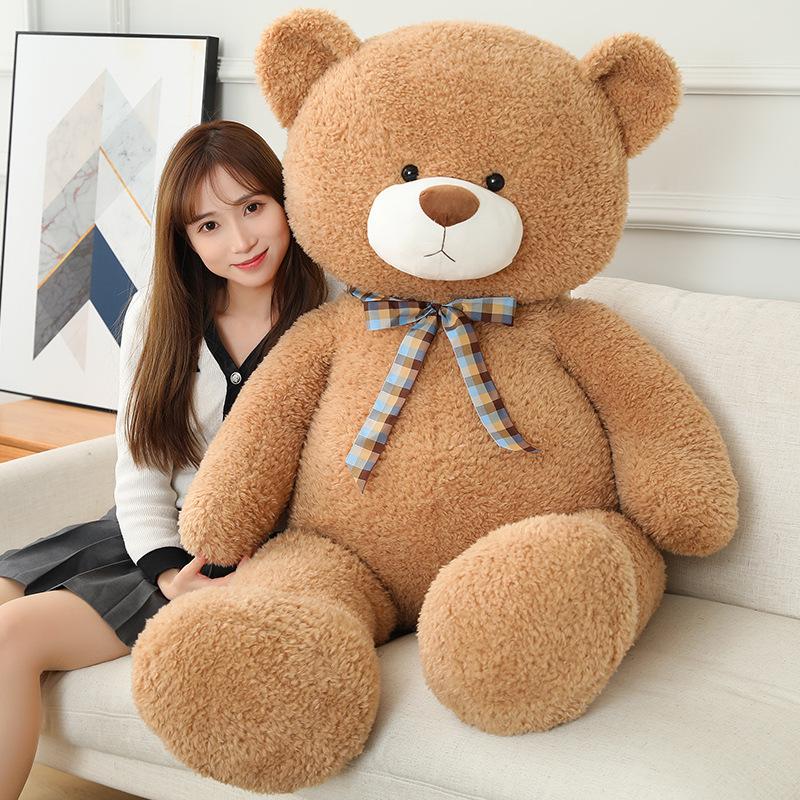 New Teddy Bear Doll Cute Hug Bear Plush Toy Large Bear Doll Valentine's Day Gift Female