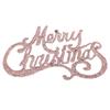 Hong Yu Christmas Decorations: Plastic English Letter Tree & Wreath Ornaments