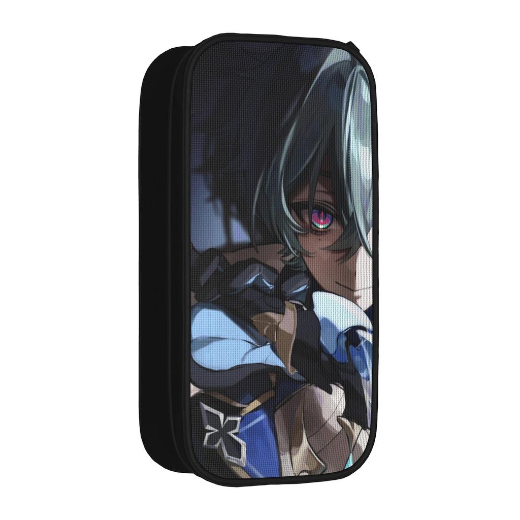 Lohen Game Pencil Case Classic Genshins Impacts Pen Holder Pencil Bags Student Large Storage Students School Gifts Pencilcases