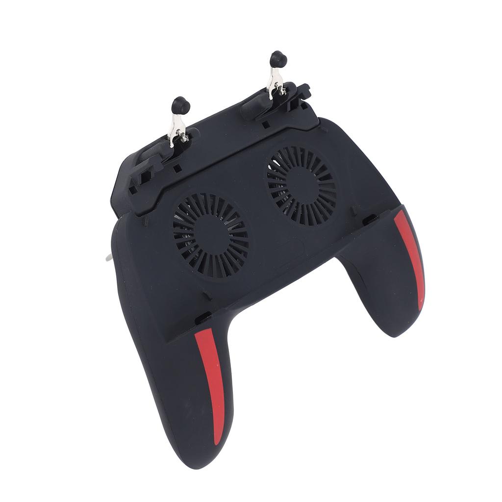 Mobile Game Controller with Cooling Fan Quiet Operation Gaming Grip Gamepad Mobile Controller Trigger for Phone H10